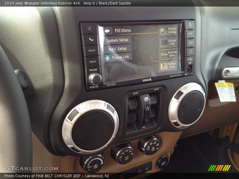 Controls of 2014 Wrangler Unlimited Rubicon 4x4