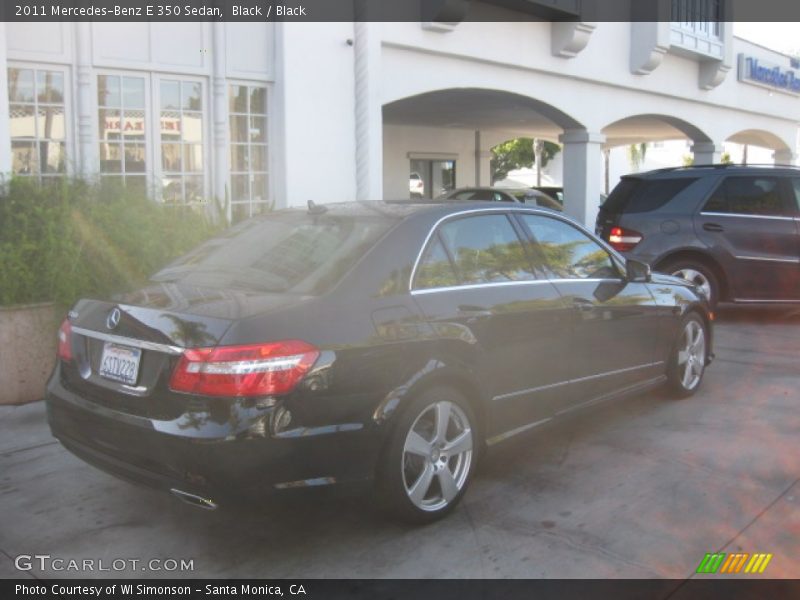 Black / Black 2011 Mercedes-Benz E 350 Sedan