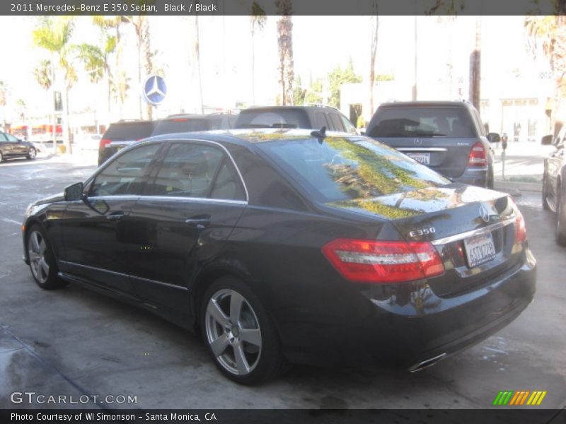 Black / Black 2011 Mercedes-Benz E 350 Sedan