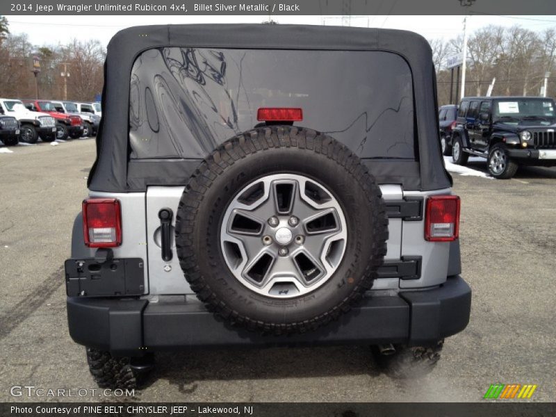 Billet Silver Metallic / Black 2014 Jeep Wrangler Unlimited Rubicon 4x4