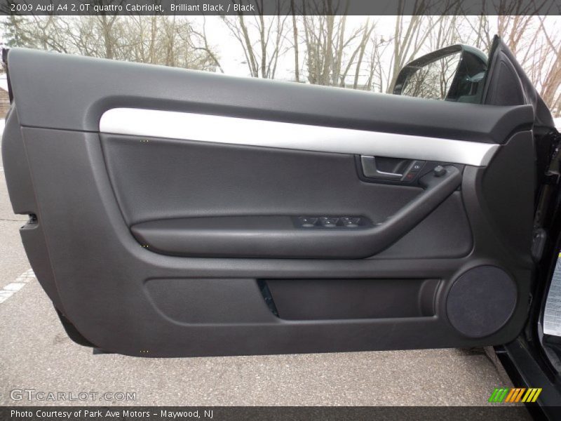 Brilliant Black / Black 2009 Audi A4 2.0T quattro Cabriolet