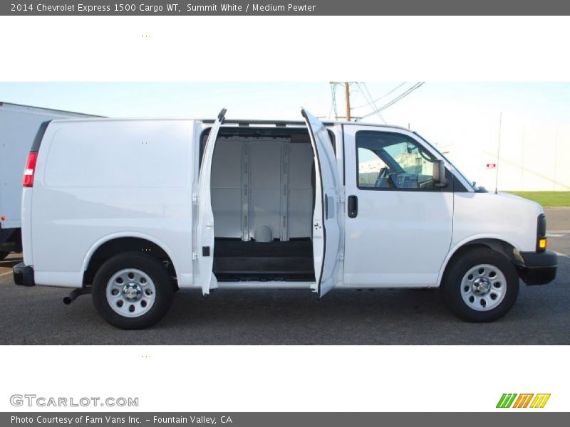 Summit White / Medium Pewter 2014 Chevrolet Express 1500 Cargo WT