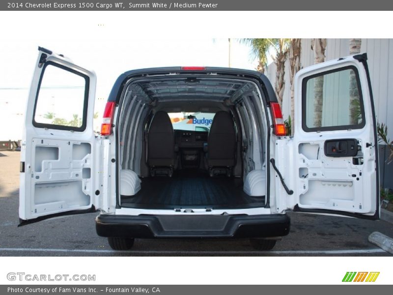 Summit White / Medium Pewter 2014 Chevrolet Express 1500 Cargo WT