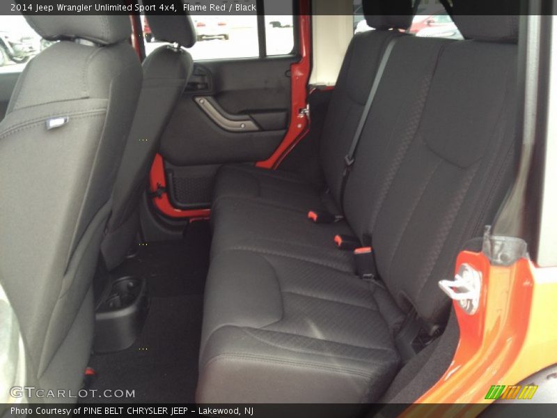 Flame Red / Black 2014 Jeep Wrangler Unlimited Sport 4x4