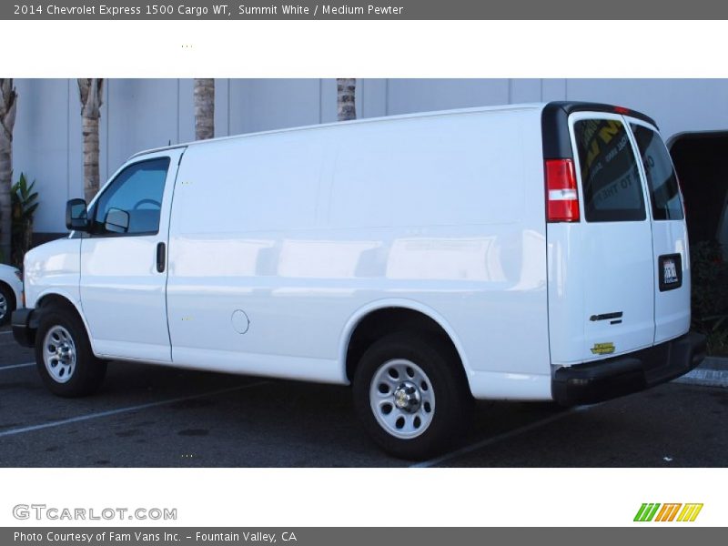 Summit White / Medium Pewter 2014 Chevrolet Express 1500 Cargo WT