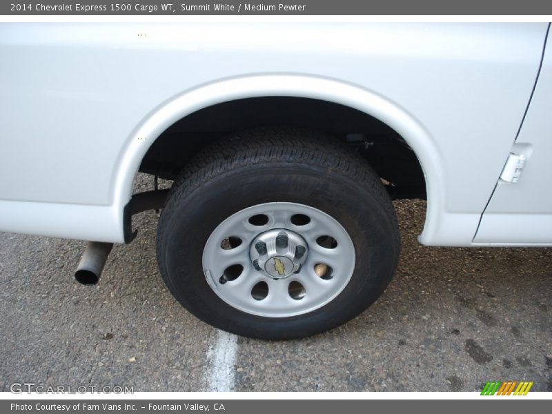 Summit White / Medium Pewter 2014 Chevrolet Express 1500 Cargo WT