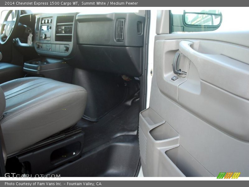 Summit White / Medium Pewter 2014 Chevrolet Express 1500 Cargo WT