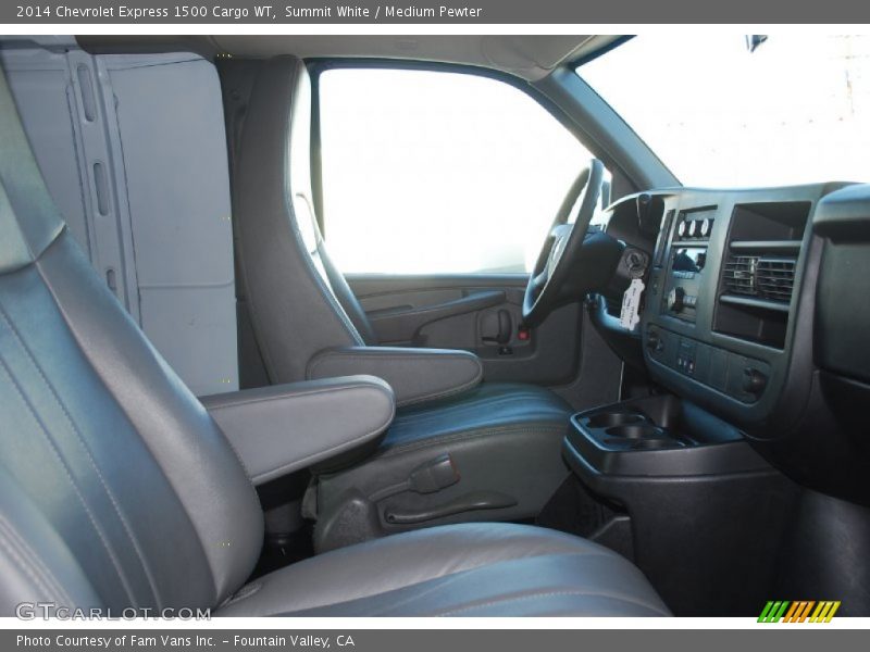 Summit White / Medium Pewter 2014 Chevrolet Express 1500 Cargo WT