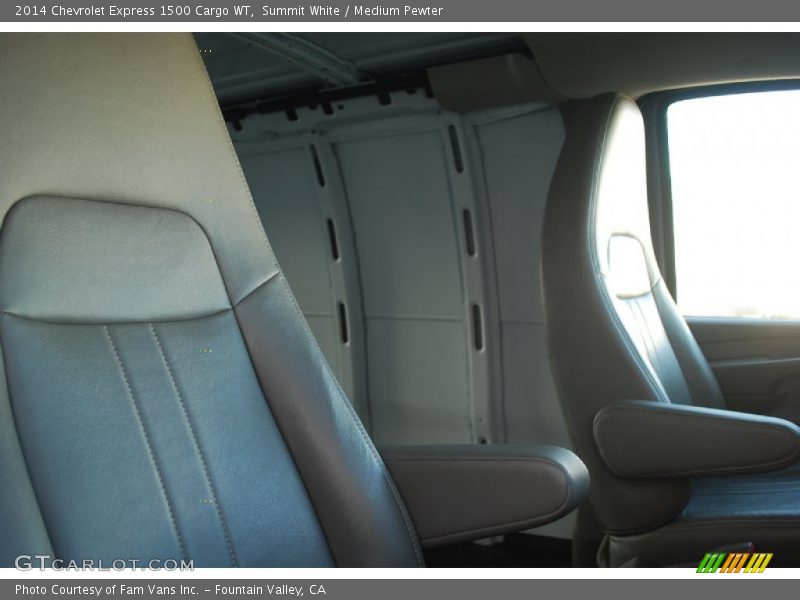 Summit White / Medium Pewter 2014 Chevrolet Express 1500 Cargo WT