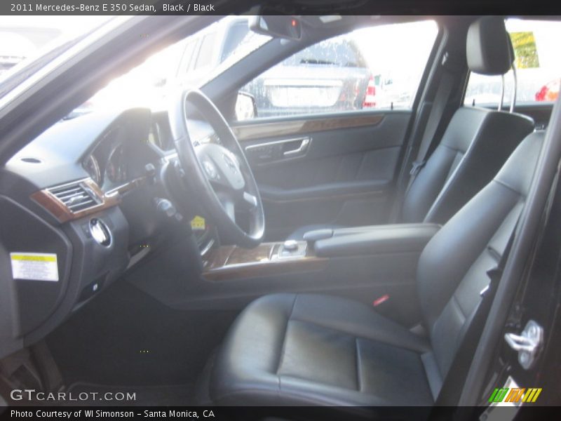 Black / Black 2011 Mercedes-Benz E 350 Sedan