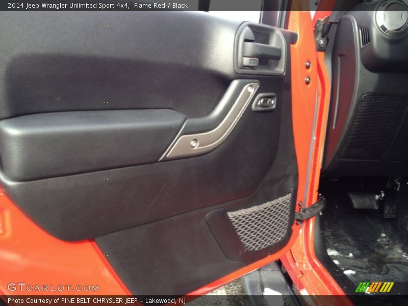 Flame Red / Black 2014 Jeep Wrangler Unlimited Sport 4x4