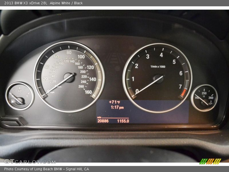Alpine White / Black 2013 BMW X3 xDrive 28i