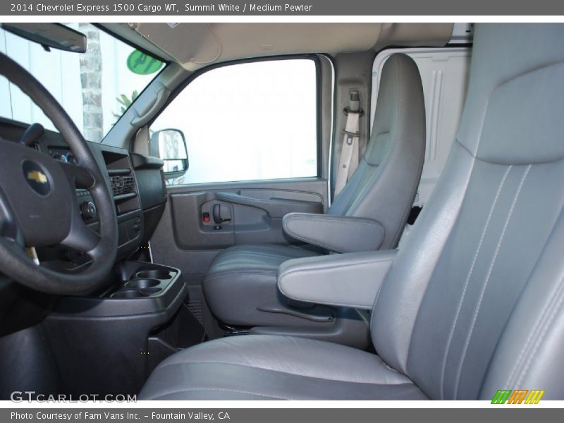 Summit White / Medium Pewter 2014 Chevrolet Express 1500 Cargo WT