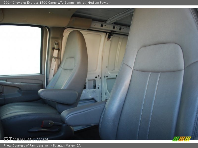 Summit White / Medium Pewter 2014 Chevrolet Express 1500 Cargo WT
