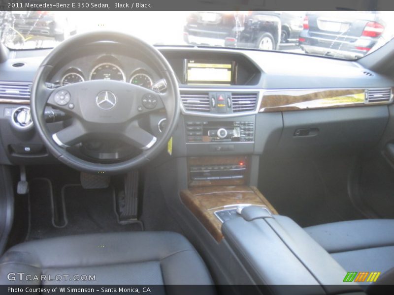 Black / Black 2011 Mercedes-Benz E 350 Sedan