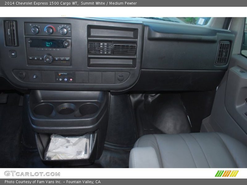 Summit White / Medium Pewter 2014 Chevrolet Express 1500 Cargo WT