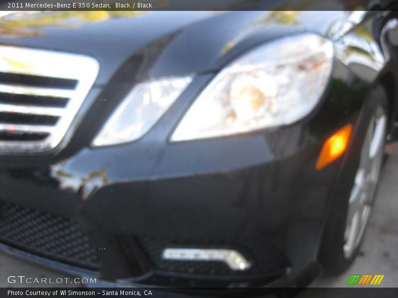 Black / Black 2011 Mercedes-Benz E 350 Sedan