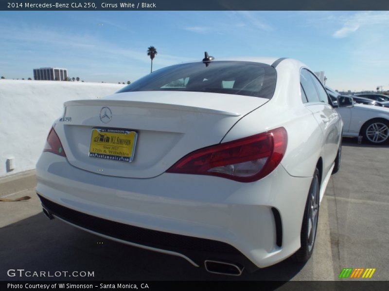 Cirrus White / Black 2014 Mercedes-Benz CLA 250