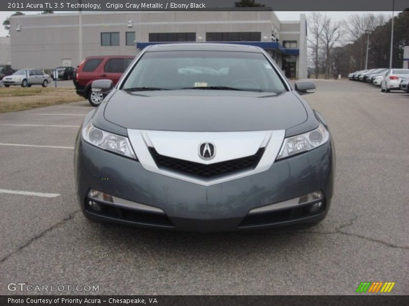 Grigio Gray Metallic / Ebony Black 2011 Acura TL 3.5 Technology