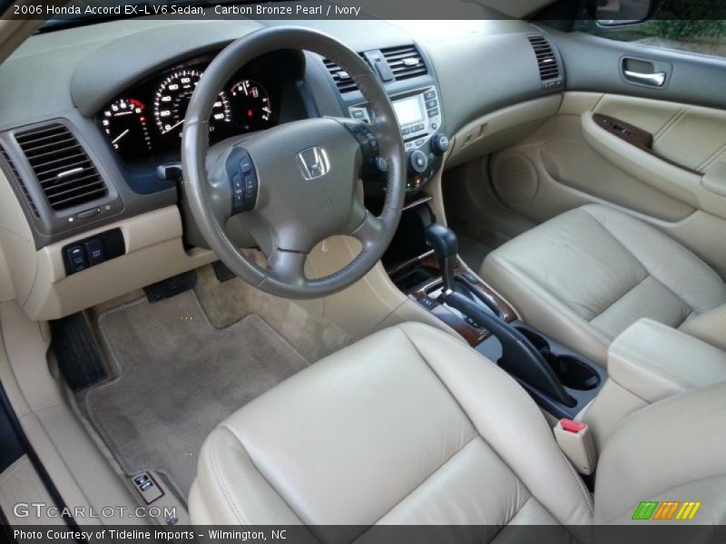 Carbon Bronze Pearl / Ivory 2006 Honda Accord EX-L V6 Sedan