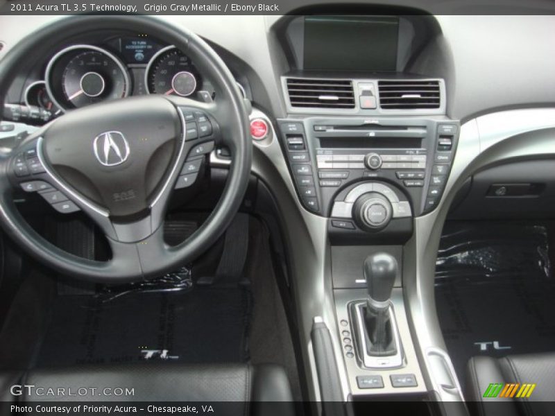 Grigio Gray Metallic / Ebony Black 2011 Acura TL 3.5 Technology