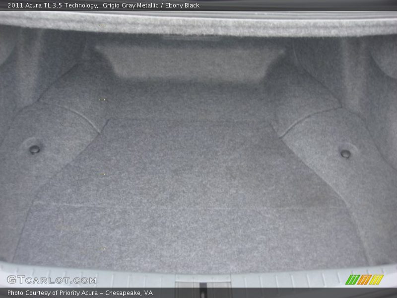Grigio Gray Metallic / Ebony Black 2011 Acura TL 3.5 Technology