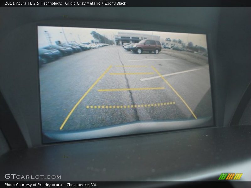 Grigio Gray Metallic / Ebony Black 2011 Acura TL 3.5 Technology
