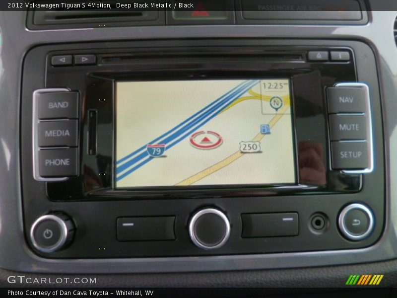 Deep Black Metallic / Black 2012 Volkswagen Tiguan S 4Motion