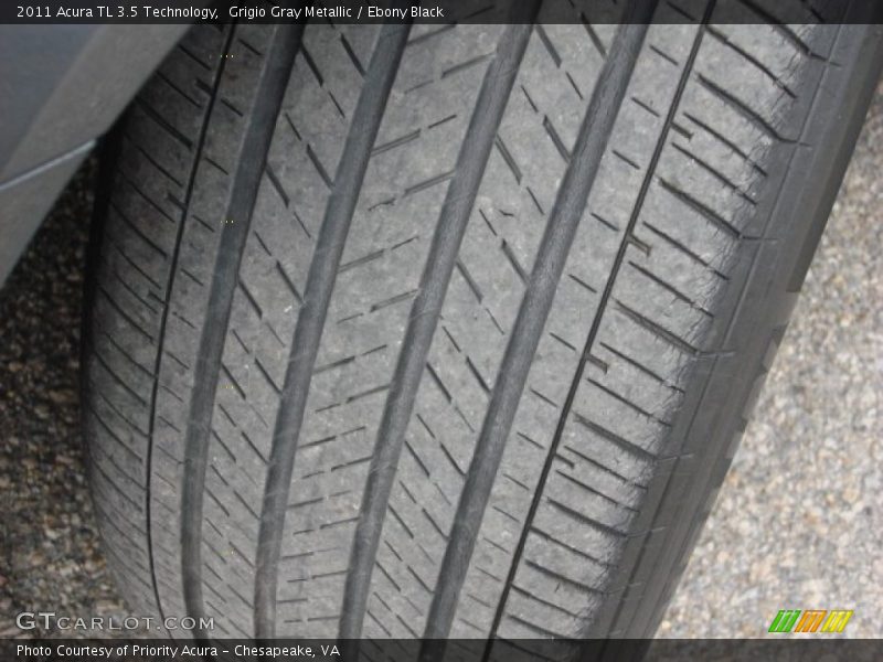 Grigio Gray Metallic / Ebony Black 2011 Acura TL 3.5 Technology