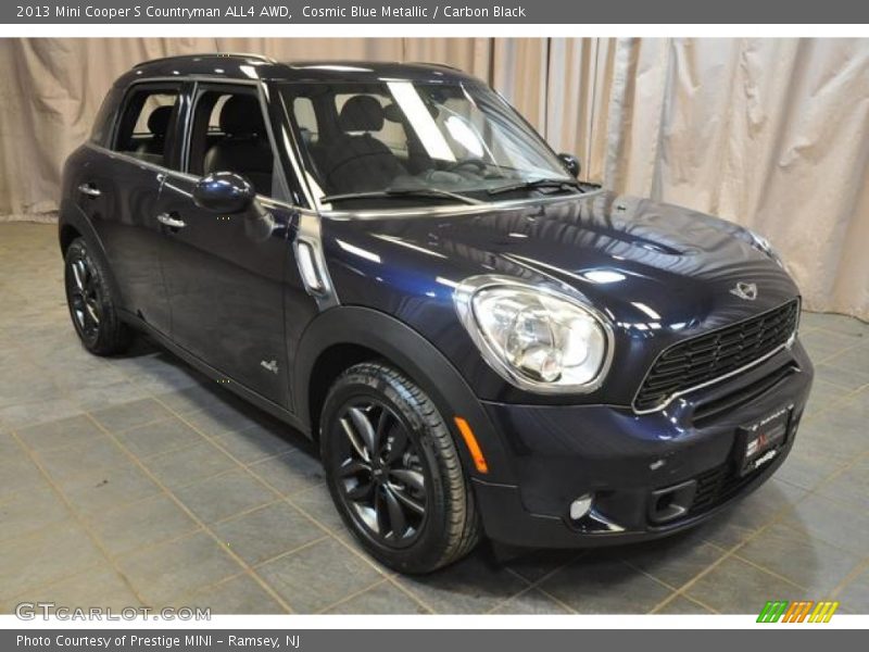 Cosmic Blue Metallic / Carbon Black 2013 Mini Cooper S Countryman ALL4 AWD