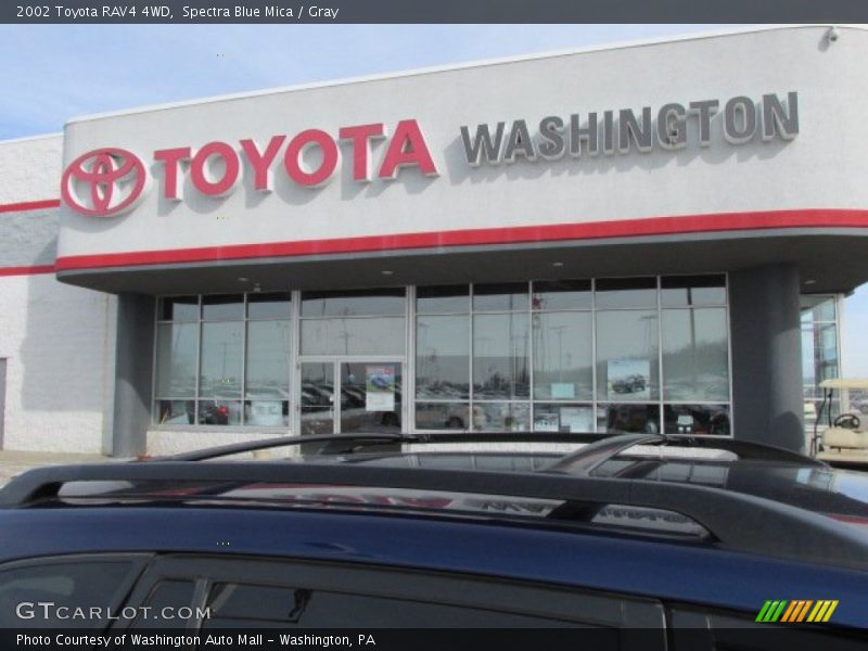 Spectra Blue Mica / Gray 2002 Toyota RAV4 4WD