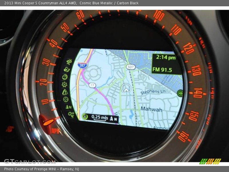 Cosmic Blue Metallic / Carbon Black 2013 Mini Cooper S Countryman ALL4 AWD