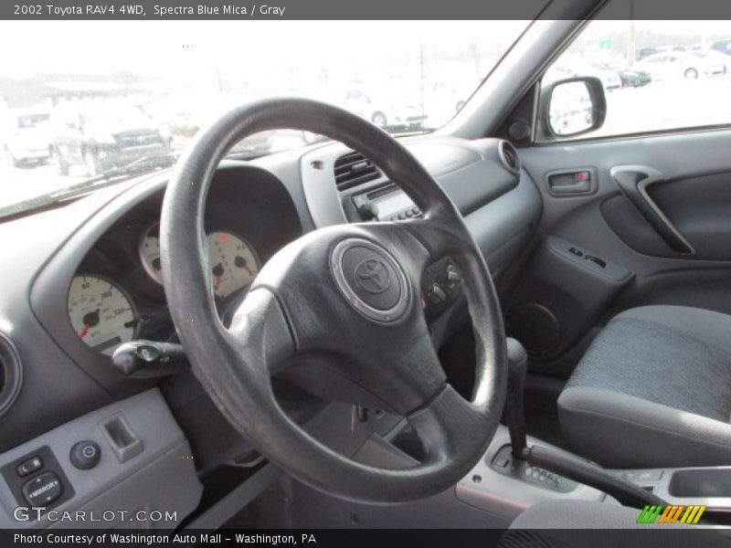 Spectra Blue Mica / Gray 2002 Toyota RAV4 4WD