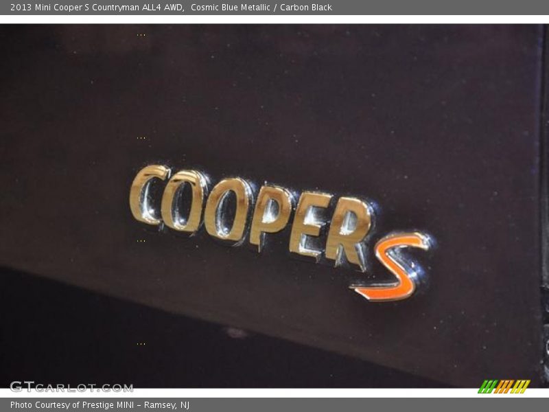 Cosmic Blue Metallic / Carbon Black 2013 Mini Cooper S Countryman ALL4 AWD