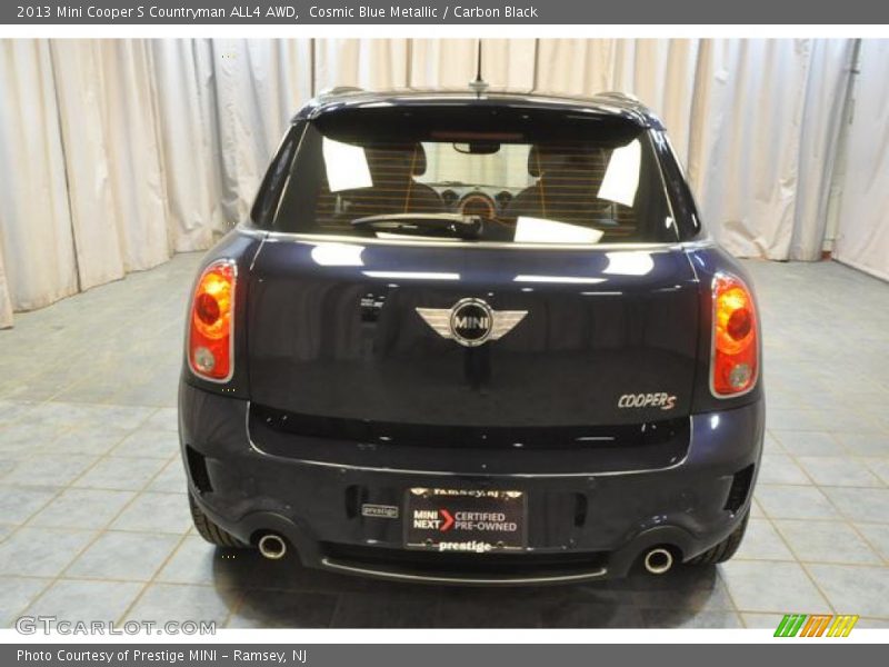 Cosmic Blue Metallic / Carbon Black 2013 Mini Cooper S Countryman ALL4 AWD