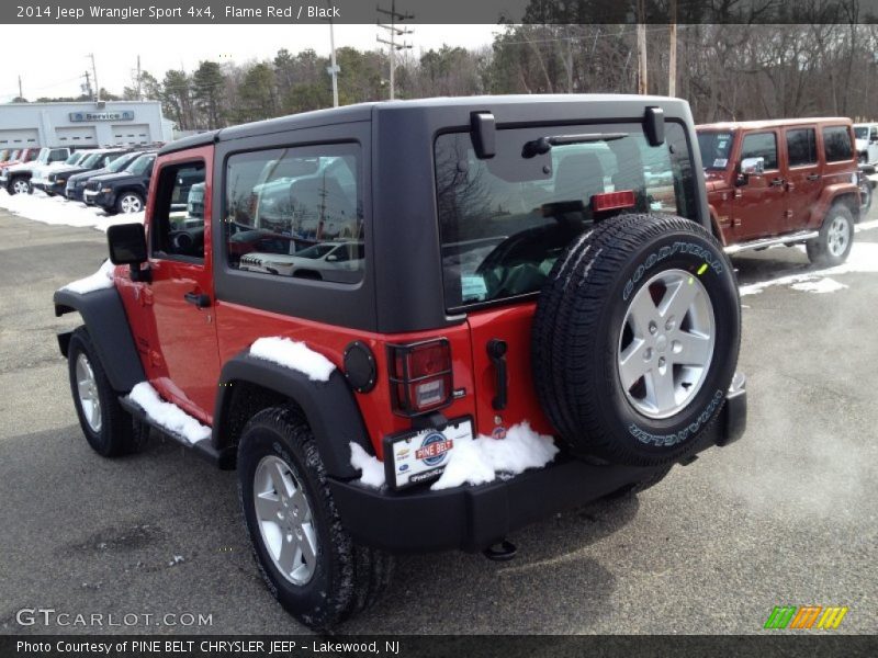 Flame Red / Black 2014 Jeep Wrangler Sport 4x4