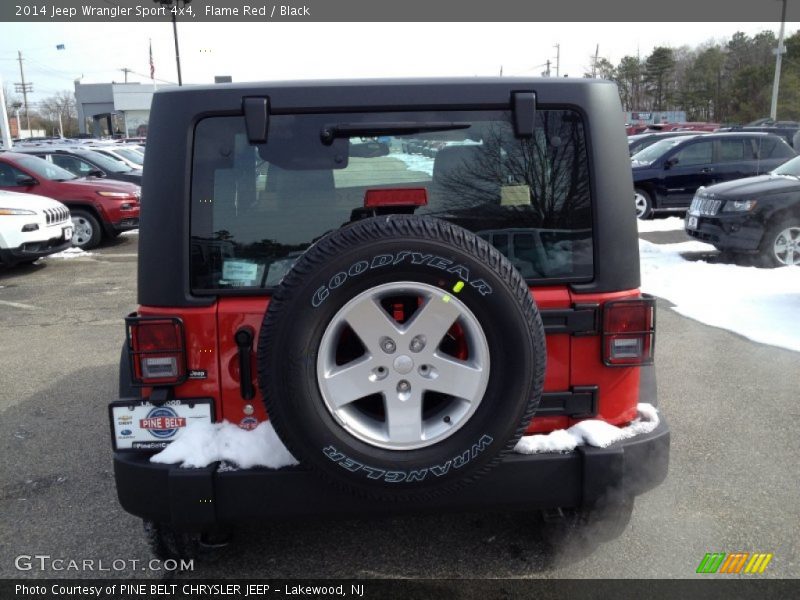 Flame Red / Black 2014 Jeep Wrangler Sport 4x4