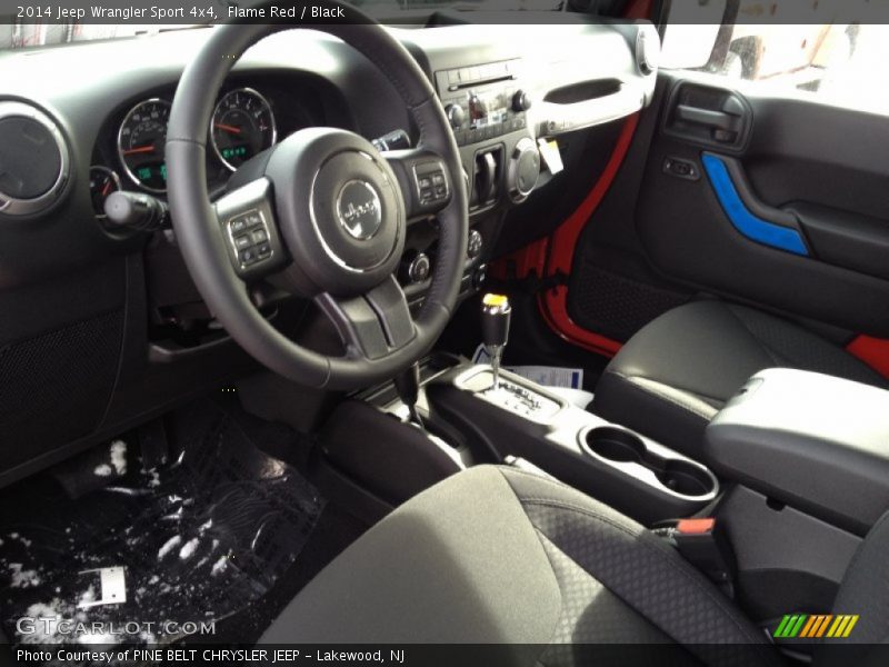 Flame Red / Black 2014 Jeep Wrangler Sport 4x4