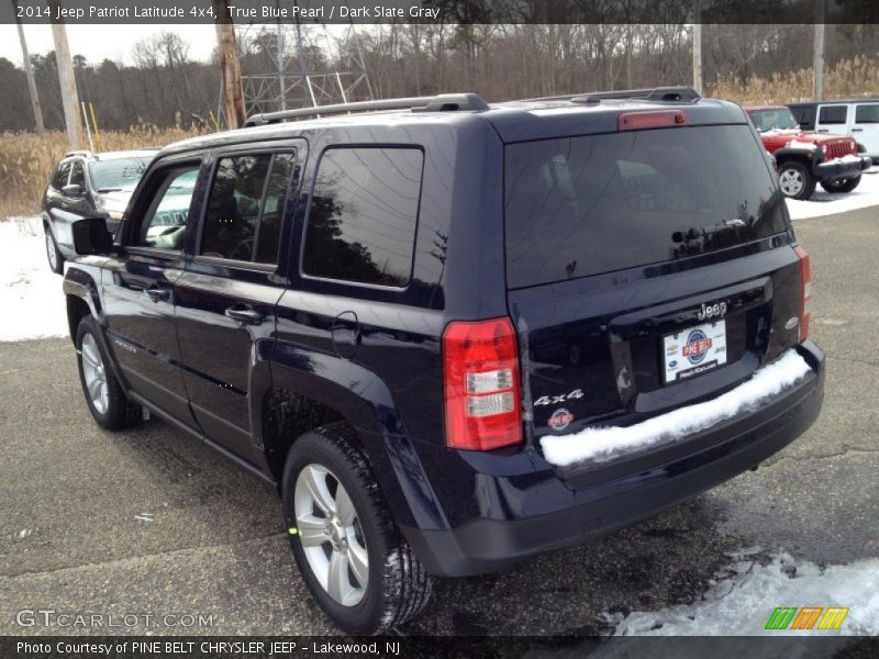 True Blue Pearl / Dark Slate Gray 2014 Jeep Patriot Latitude 4x4