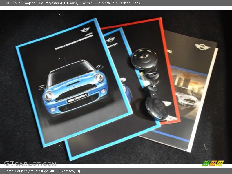 Cosmic Blue Metallic / Carbon Black 2013 Mini Cooper S Countryman ALL4 AWD