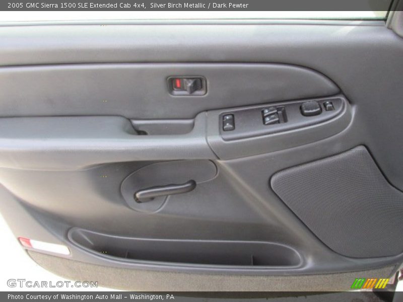 Silver Birch Metallic / Dark Pewter 2005 GMC Sierra 1500 SLE Extended Cab 4x4