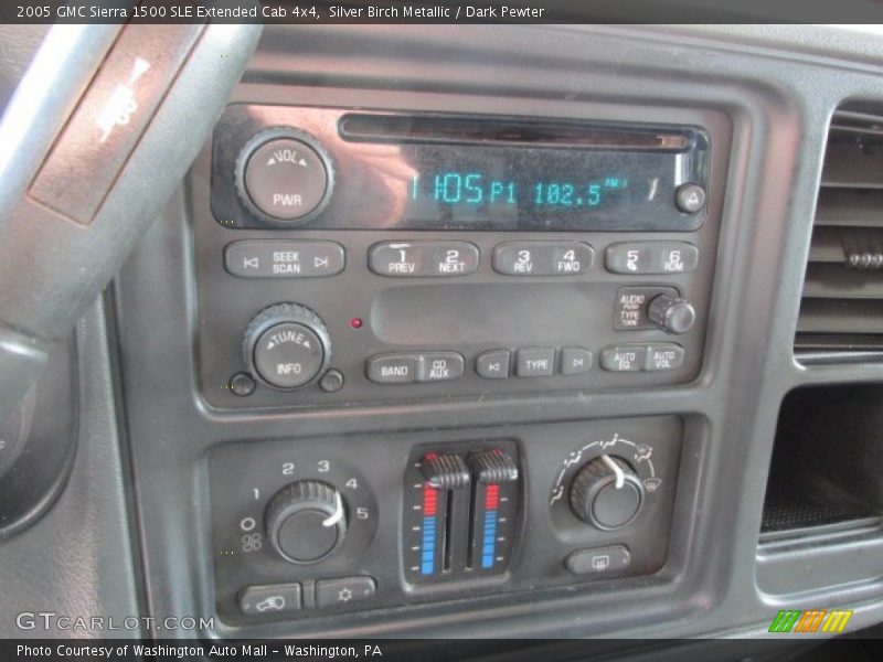 Silver Birch Metallic / Dark Pewter 2005 GMC Sierra 1500 SLE Extended Cab 4x4