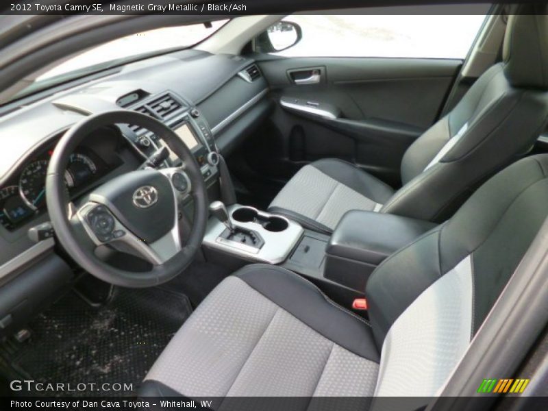 Magnetic Gray Metallic / Black/Ash 2012 Toyota Camry SE
