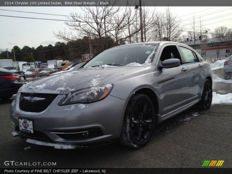 Billet Silver Metallic / Black 2014 Chrysler 200 Limited Sedan