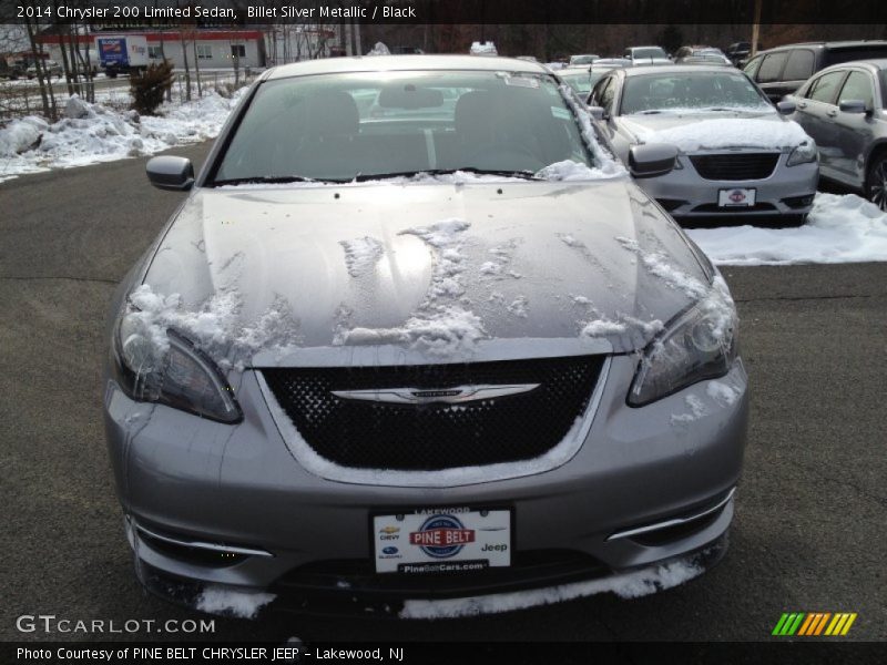 Billet Silver Metallic / Black 2014 Chrysler 200 Limited Sedan