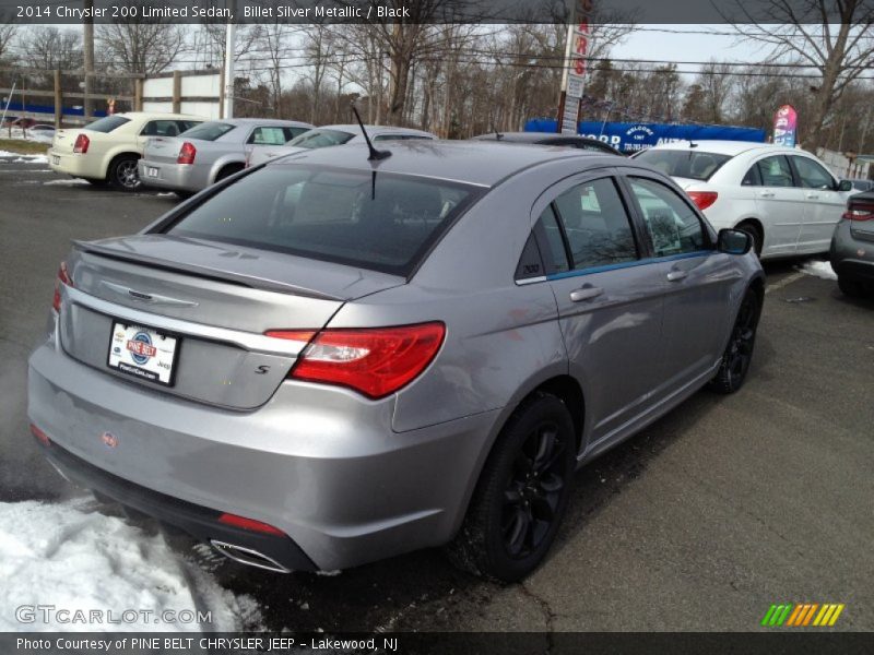 Billet Silver Metallic / Black 2014 Chrysler 200 Limited Sedan