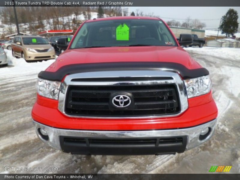 Radiant Red / Graphite Gray 2011 Toyota Tundra TRD Double Cab 4x4