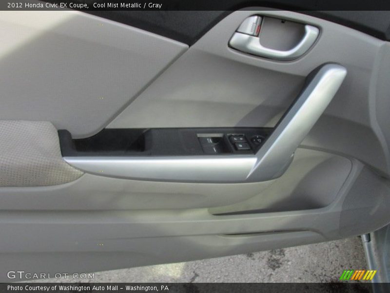 Cool Mist Metallic / Gray 2012 Honda Civic EX Coupe