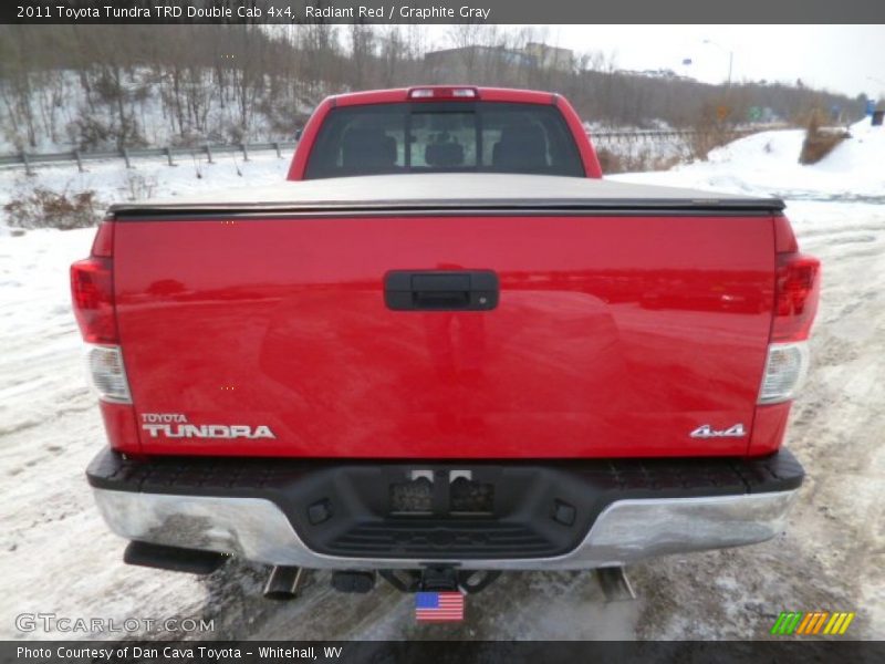 Radiant Red / Graphite Gray 2011 Toyota Tundra TRD Double Cab 4x4