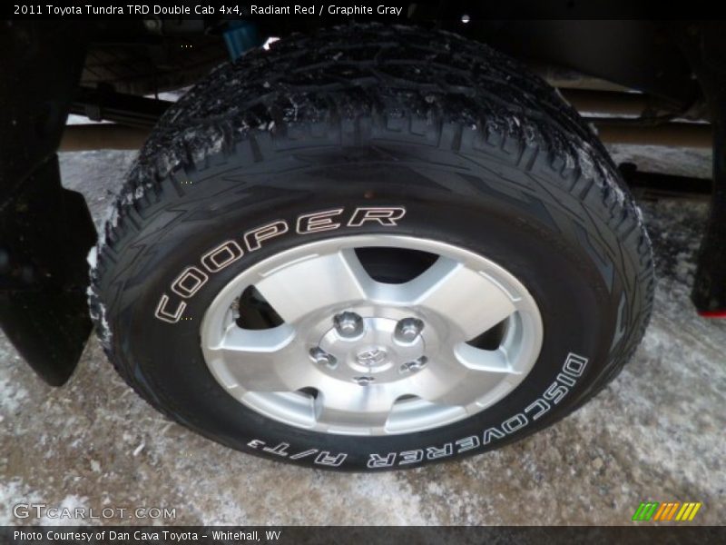 Radiant Red / Graphite Gray 2011 Toyota Tundra TRD Double Cab 4x4